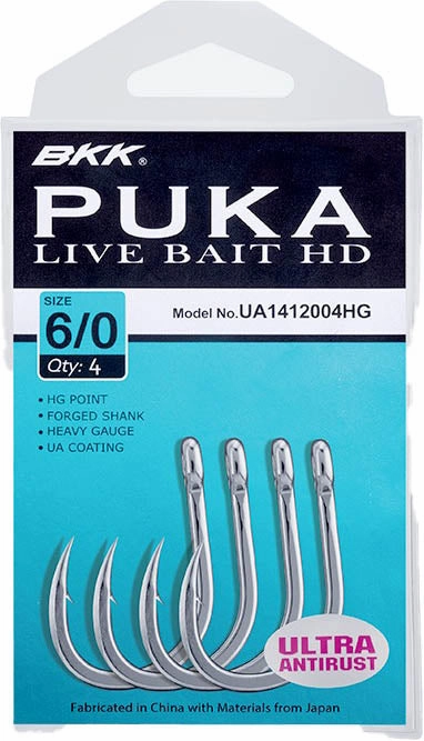BKK Puka Live Bait HD Hook