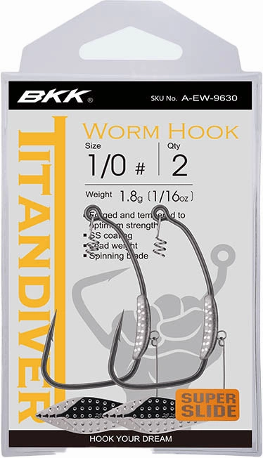 BKK Titan Diver Weighted Swimbait Hook