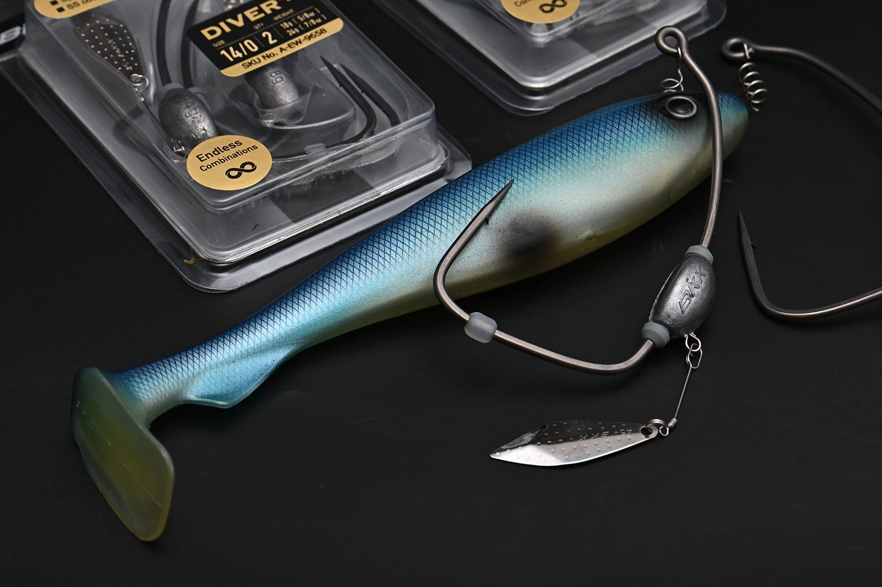 BKK Titan Diver  Weighted Swimbait Hook