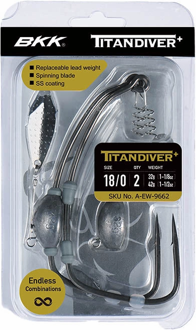 BKK Titan Diver  Weighted Swimbait Hook