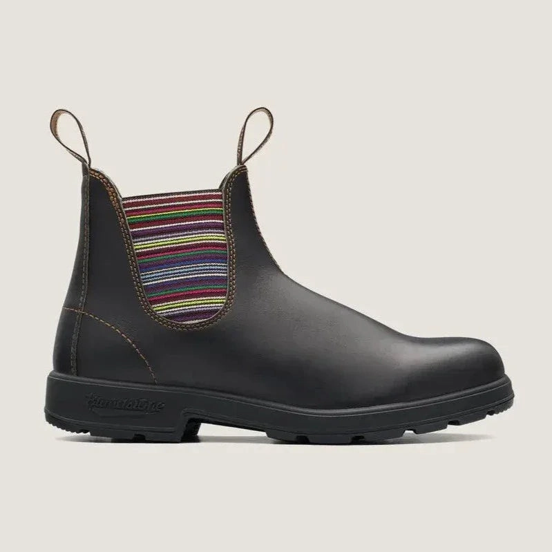 Blundstone | Unisex Chelsea Boots | 1409 Stout Brown Leather | Brown Walking Shoes Odor Resistant