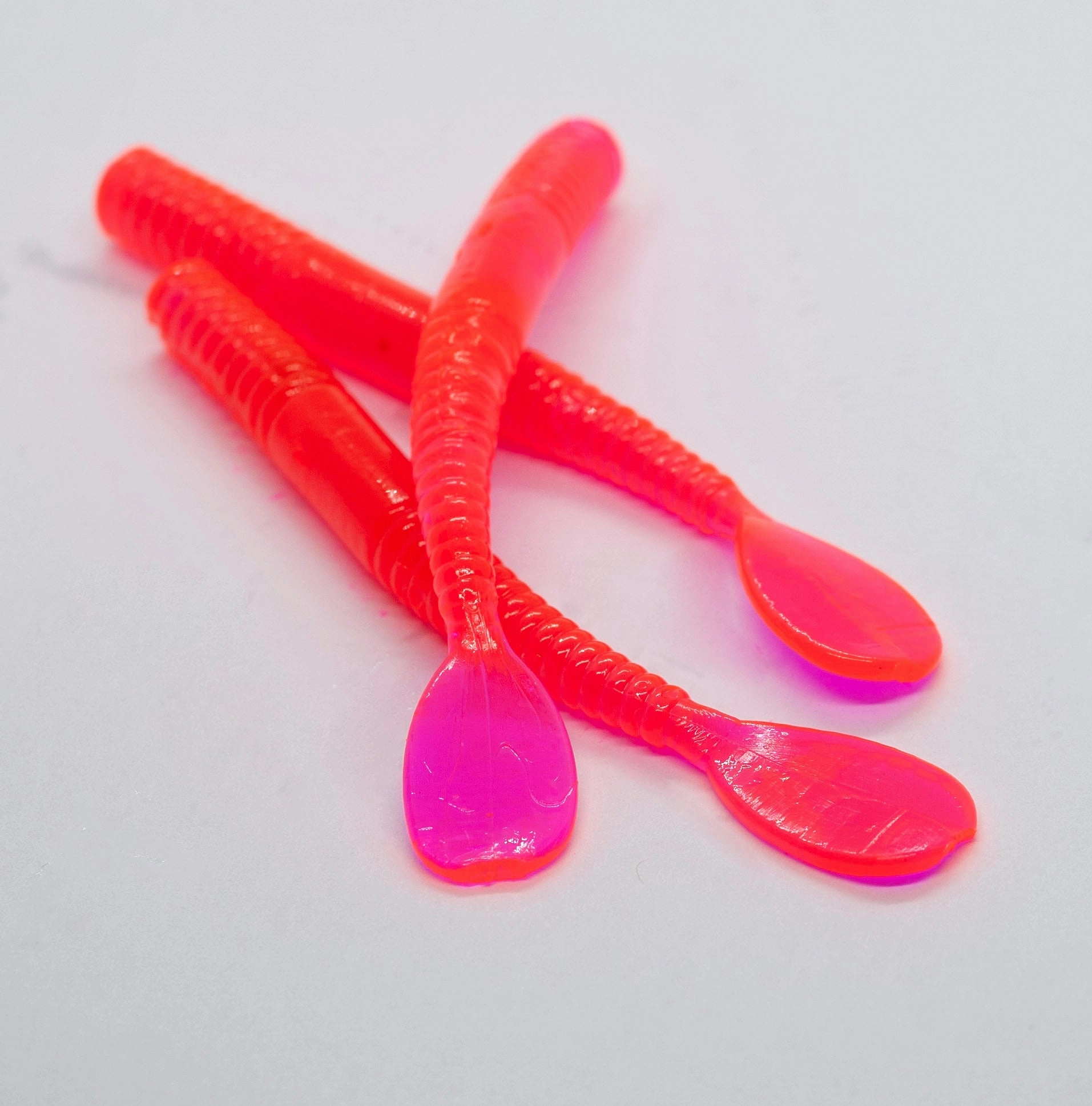 BnR Tackle Holey Worms Steelhead Soft Plastic Worms 8 pack