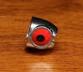 Bob Pop's Tungsten Red Eyed Jiggy Heads
