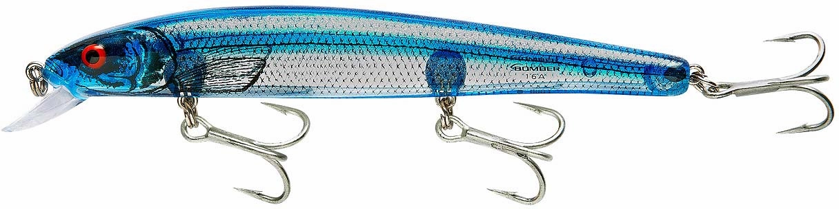 Bomber Saltwater Grade Heavy Duty Long A Trolling Minnow/Rip Bait
