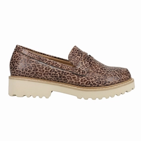 Orthotic Friendly Boost Leopard Print Lug Sole Loafers