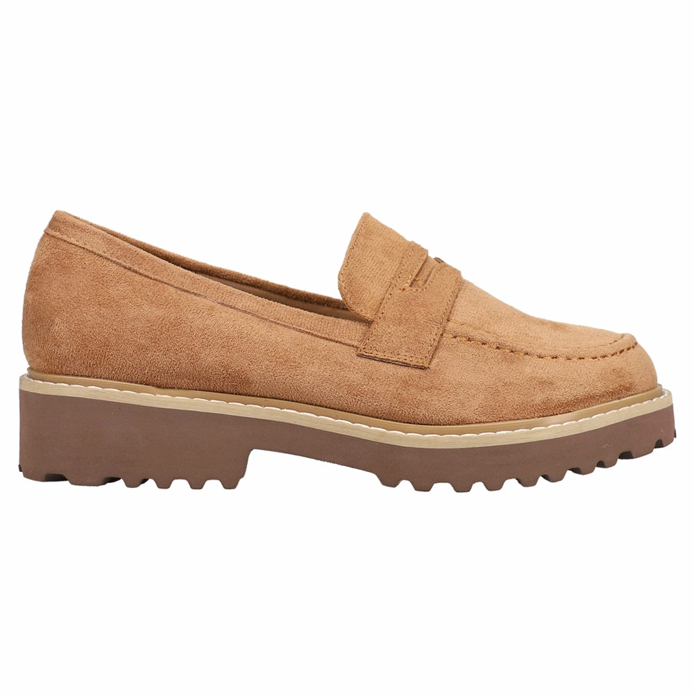 Boost Lug Sole Loafers Shock Absorbing