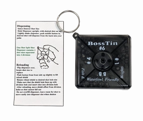 Boss Tin 1-Shot Dispenser Fly Fishing Sink Weight 4 Sizes