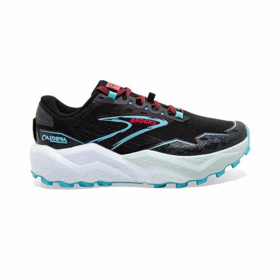 Brooks Caldera 7 | Black / Ebony / Bluefish | Womens Everyday Sneakers Ergonomic