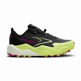 Brooks Caldera 8 | Grey / Black / Lime | Womens Walking Shoes