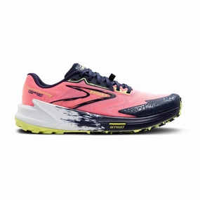 Brooks Catamount 3 | Pink / Peacoat / Sunny Lime | Womens Unisex