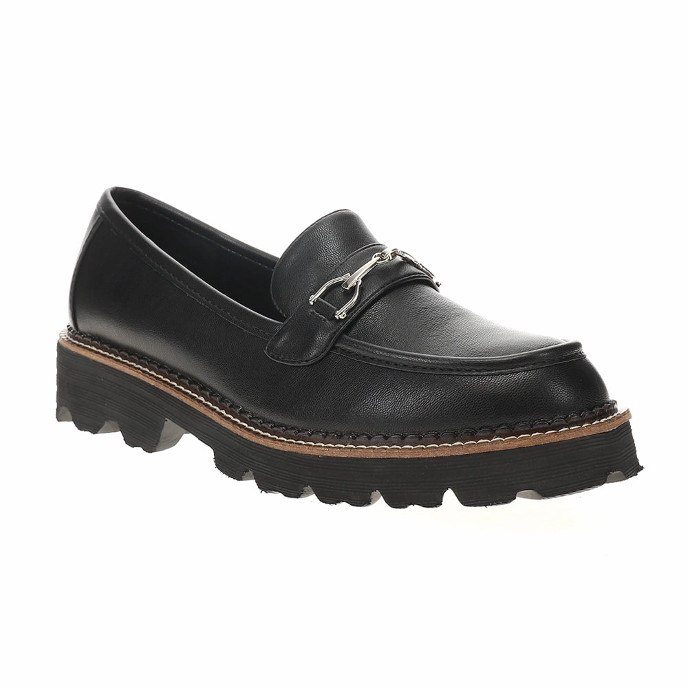 Lightweight Rugged Sole Brownie Points Slip On Lug Sole Loafers
