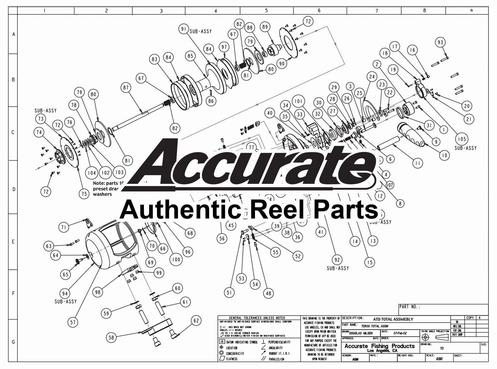 BV-400 Spool shaft