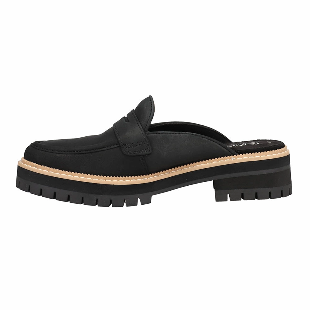 Cara Lug Sole Mule Loafers Classic Footwear