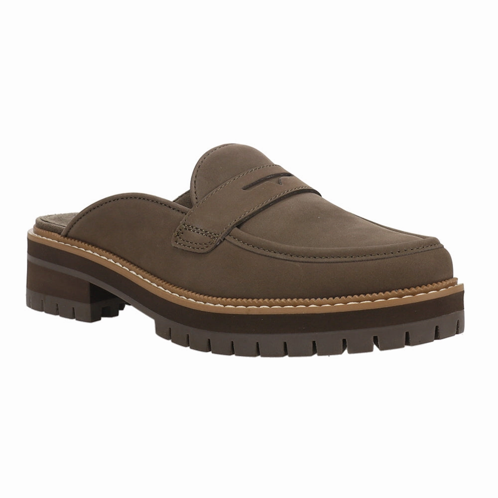 Shock Absorbing Cara Mule Lug Sole Loafers