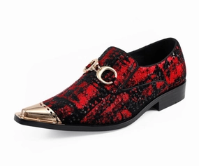 Odor Control Unisex Shoes Carlton Black/Red