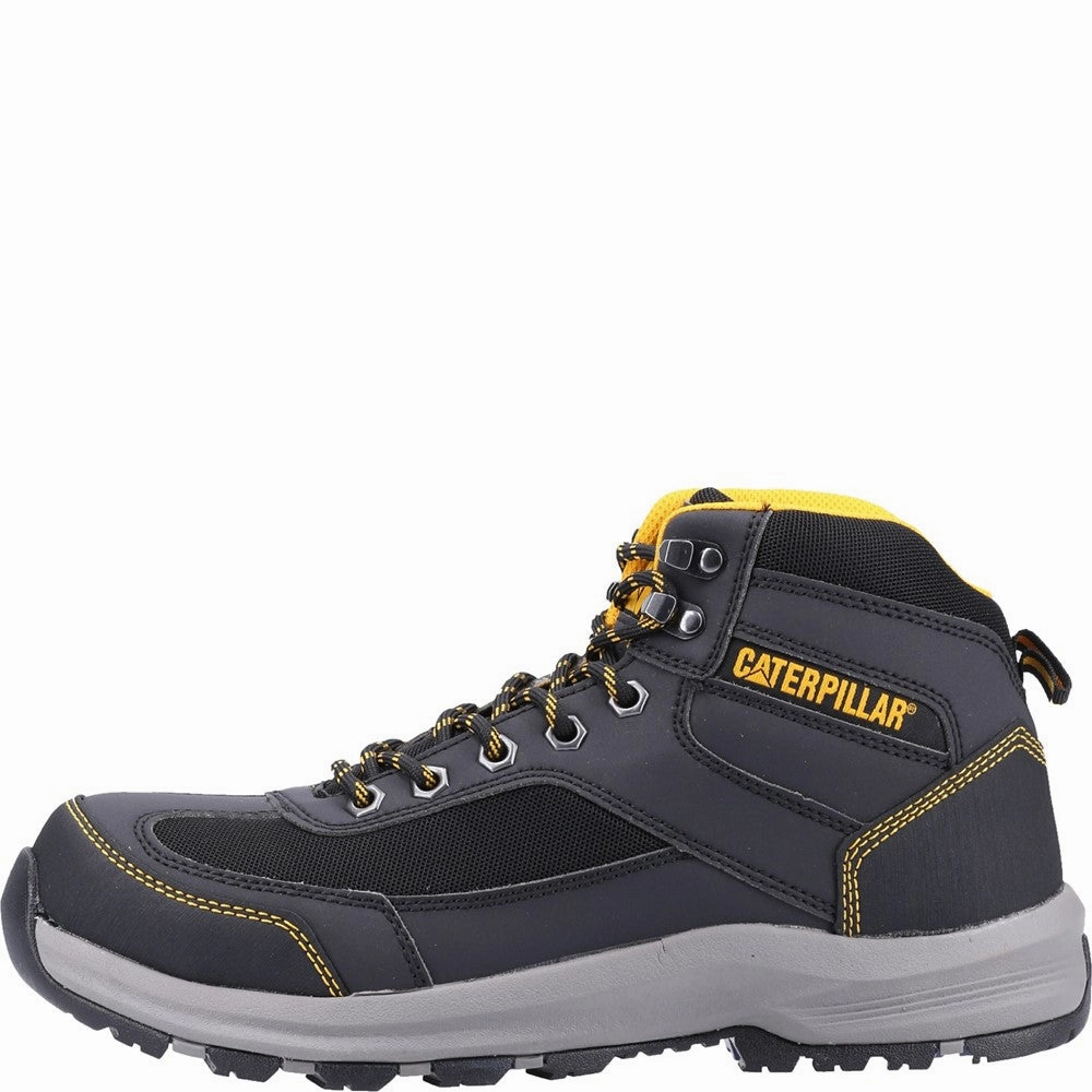 Caterpillar Elmore Mid Safety Hiker Grippy Traction Moisture Wicking