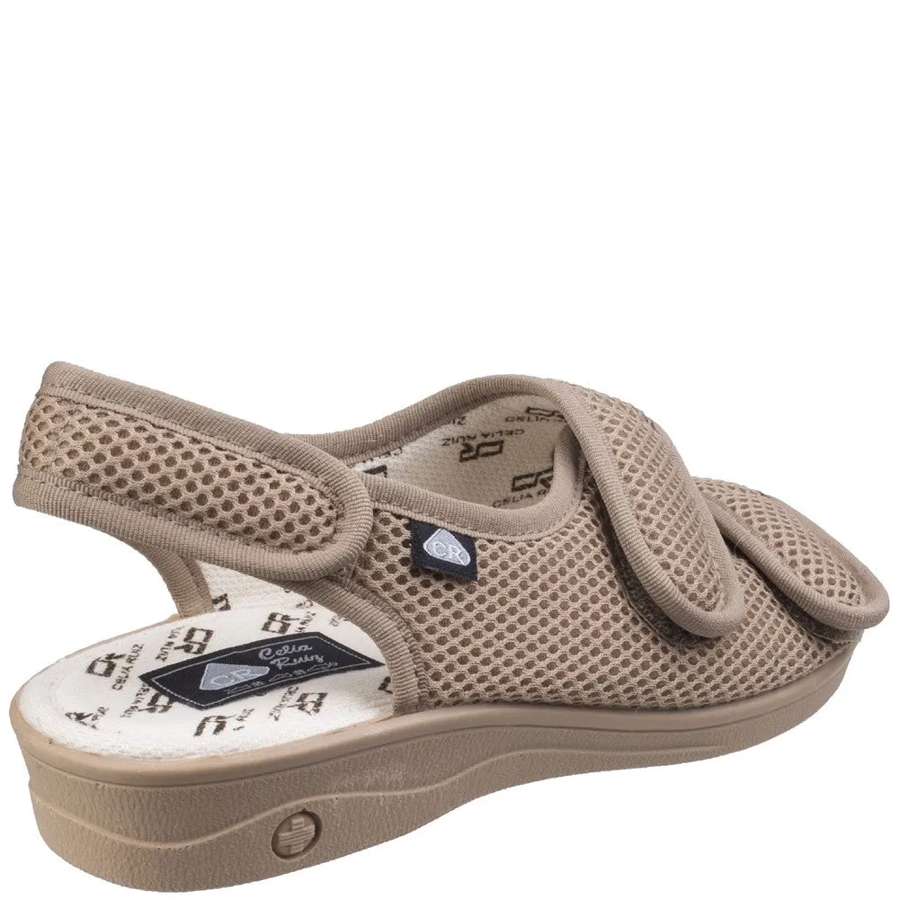 Celia Ruiz 213 Touch Fastening Slipper Wide Fit Weather Ready
