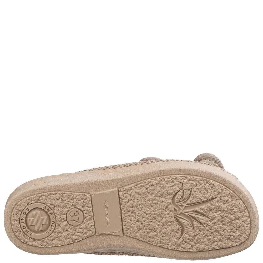 Celia Ruiz 213 Touch Fastening Slipper Wide Fit Comfortable Footwear