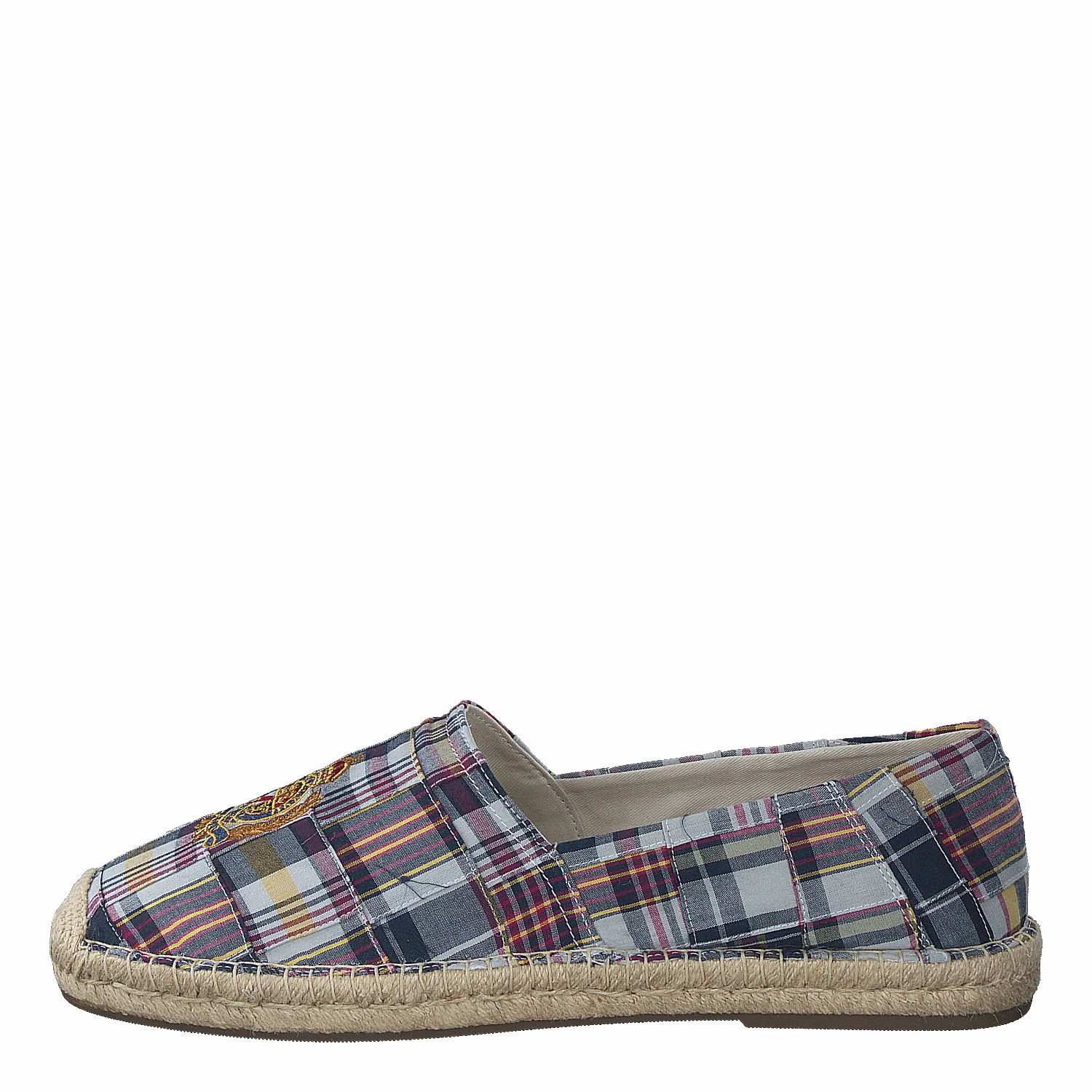 Urban Cevio Crest Madras Espadrille Blue Multi
