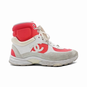 Sustainable Shoes Supportive Footwear Chanel High-Top Sneakers - Women'S 40