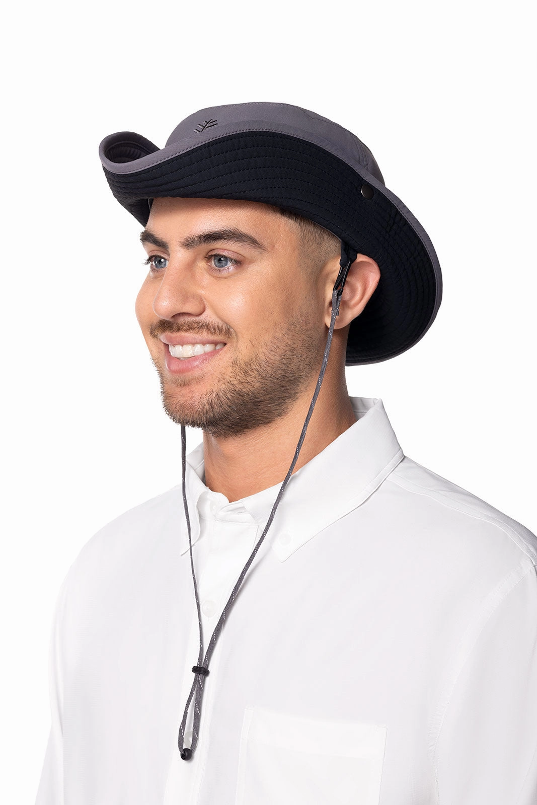 Chase Featherweight Bucket Hat | Carbon/Black