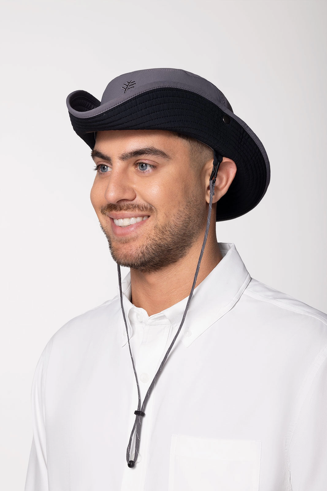 Chase Featherweight Bucket Hat | Carbon/Black