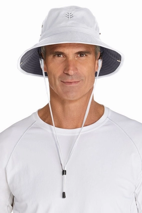 Chase Featherweight Bucket Hat | White/Carbon