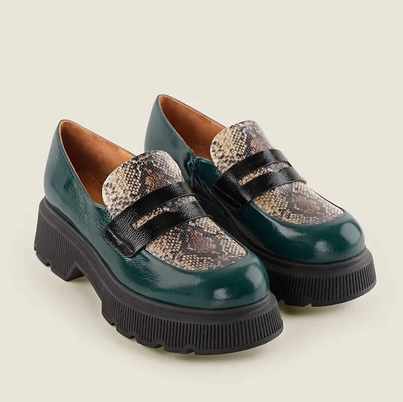 Flat Feet Shoes Cushioned Insoles Chie Mihara | Women'S Loafers | Qazula Sucre Forest | Black