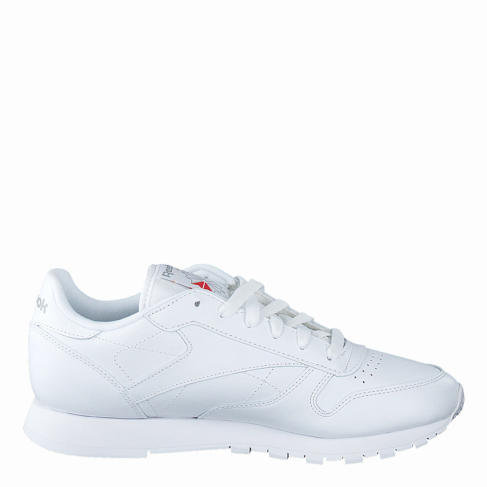 Cl Lthr Int-White Grippy Soles