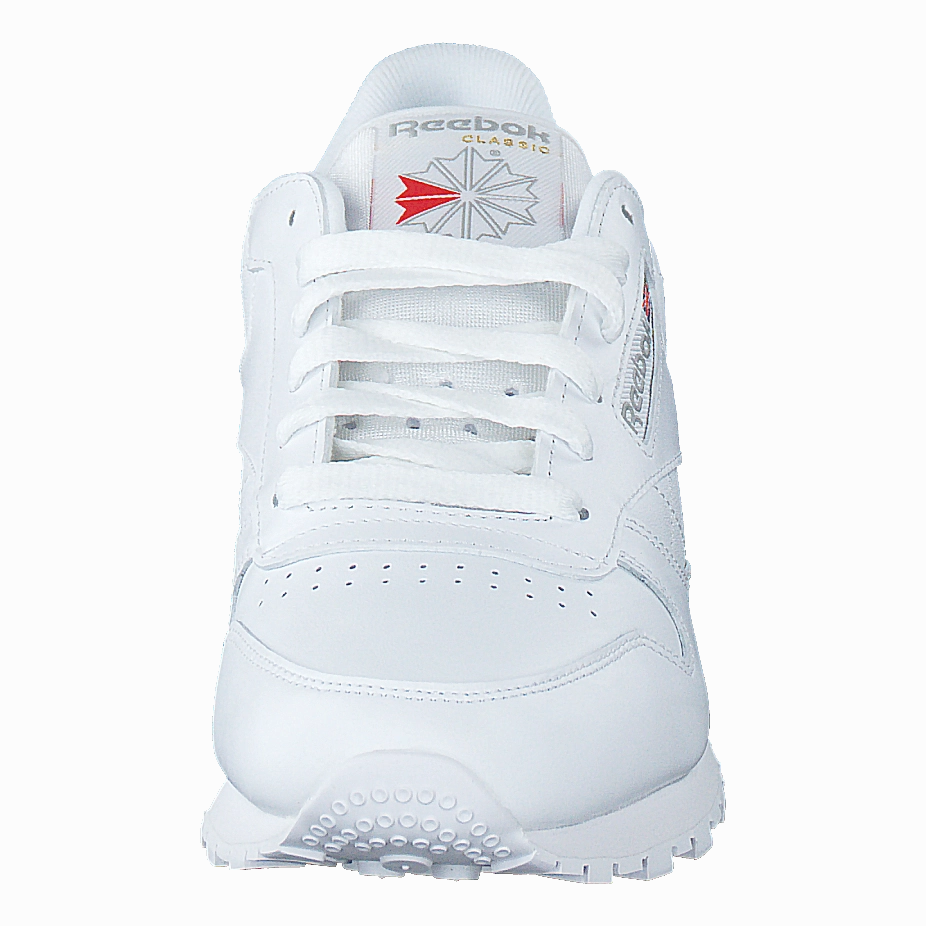 Cl Lthr Int-White Moisture Wicking