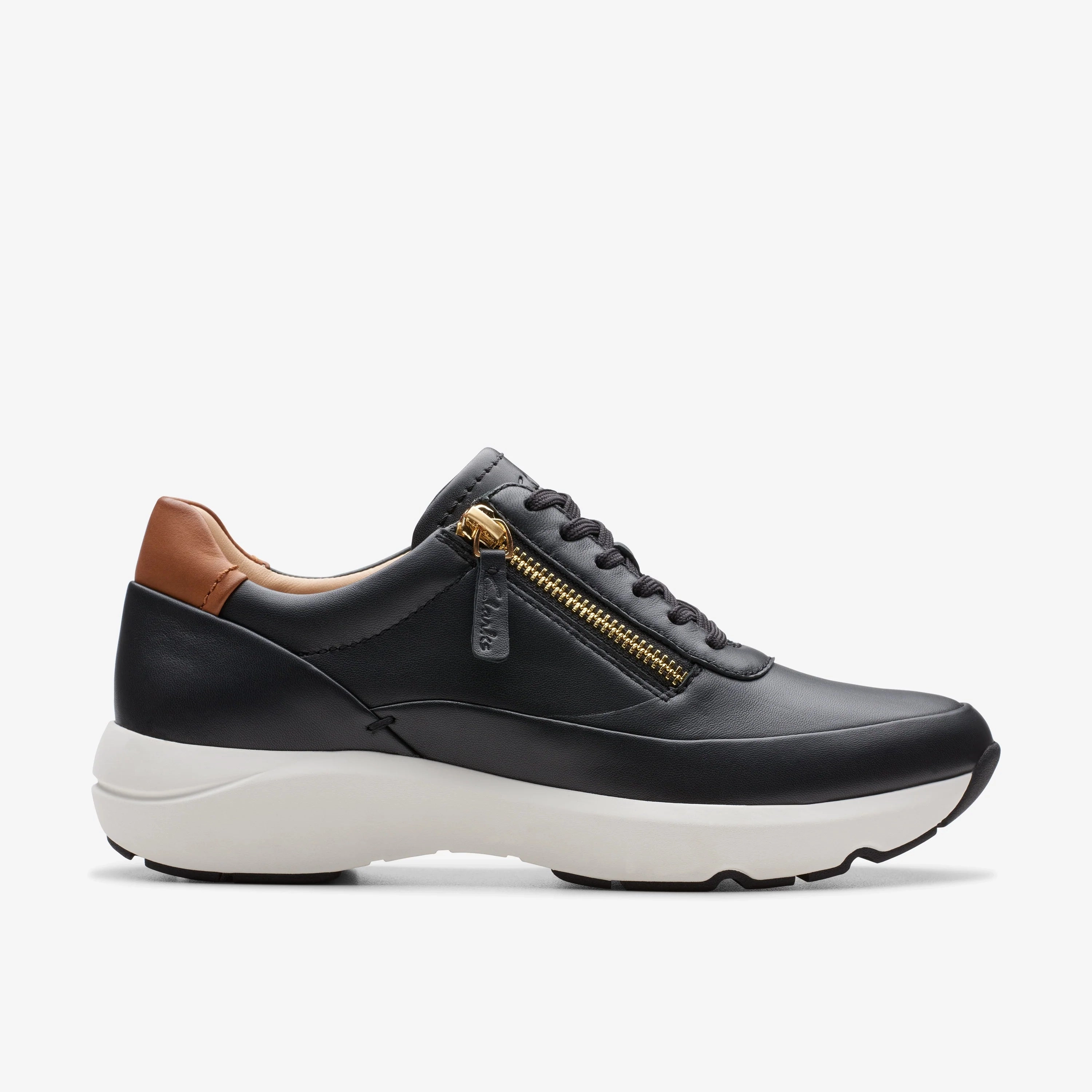 Travel Shoes Clarks | Casual Shoes | Women | Tivoli Zip Black Leather