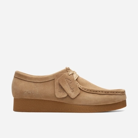 Clarks | Casual Shoes | Women | Wallabeeevosh Dark Sand Suede Supportive Shoes Versatile Style