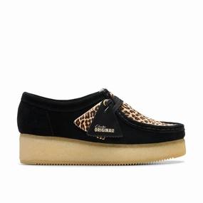 Clarks | Casual Shoes | Women | Wallacraft Bee Leopard Print Comb | Yellow Wide Fit Casual Comfort