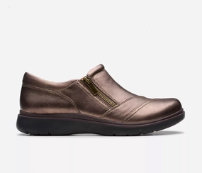 Statement Footwear Slip On Shoes Clarks Women'S Certina Pure Antique Brown