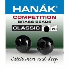 Classic Fluro Black Brass Hanak Competition Bead