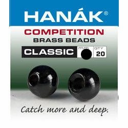 Classic Fluro Black Brass Hanak Competition Bead