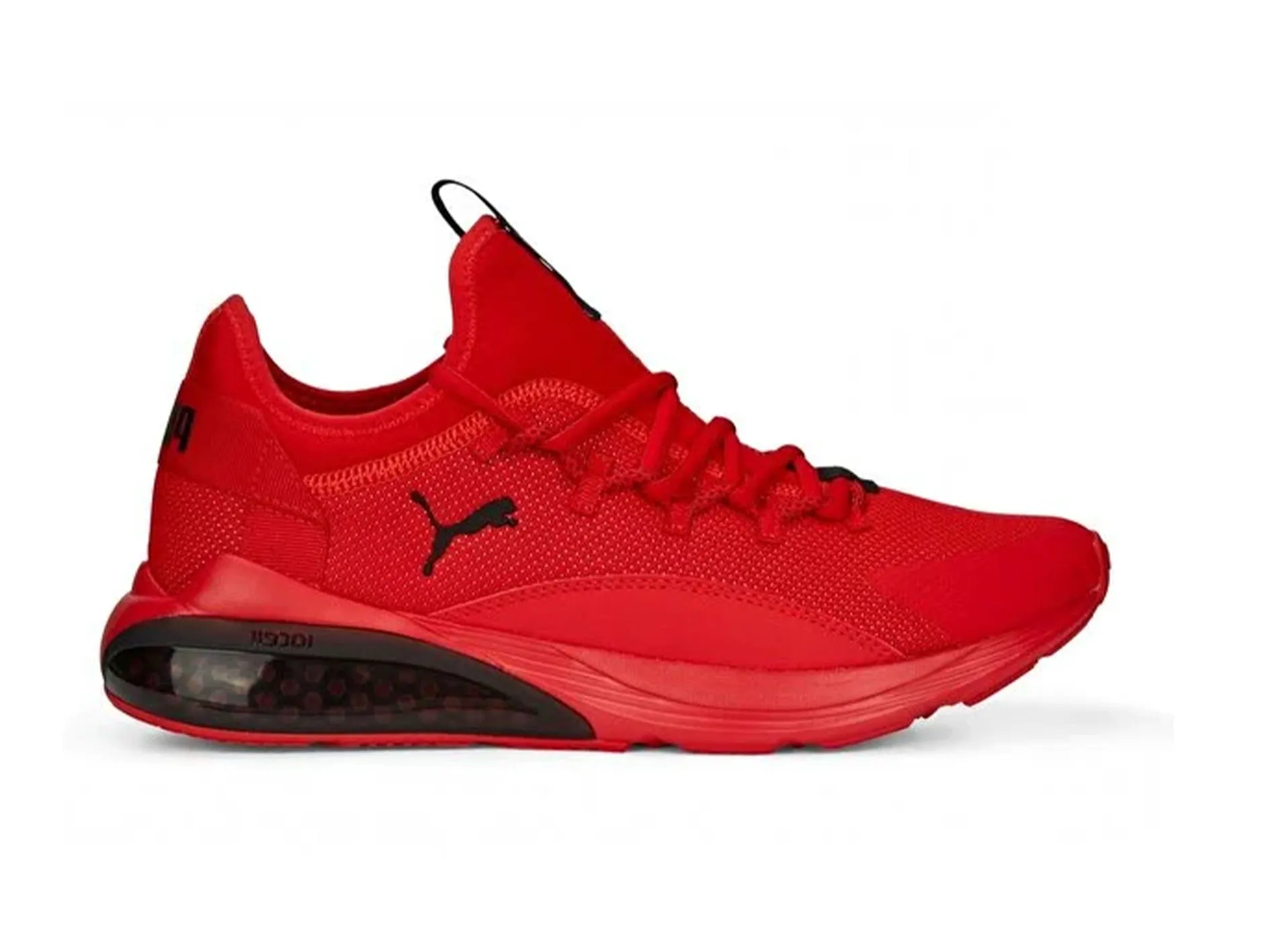 Puma Mens Cell Vive Alt Mesh Red/Black Comfort Sole Flat Feet Shoes