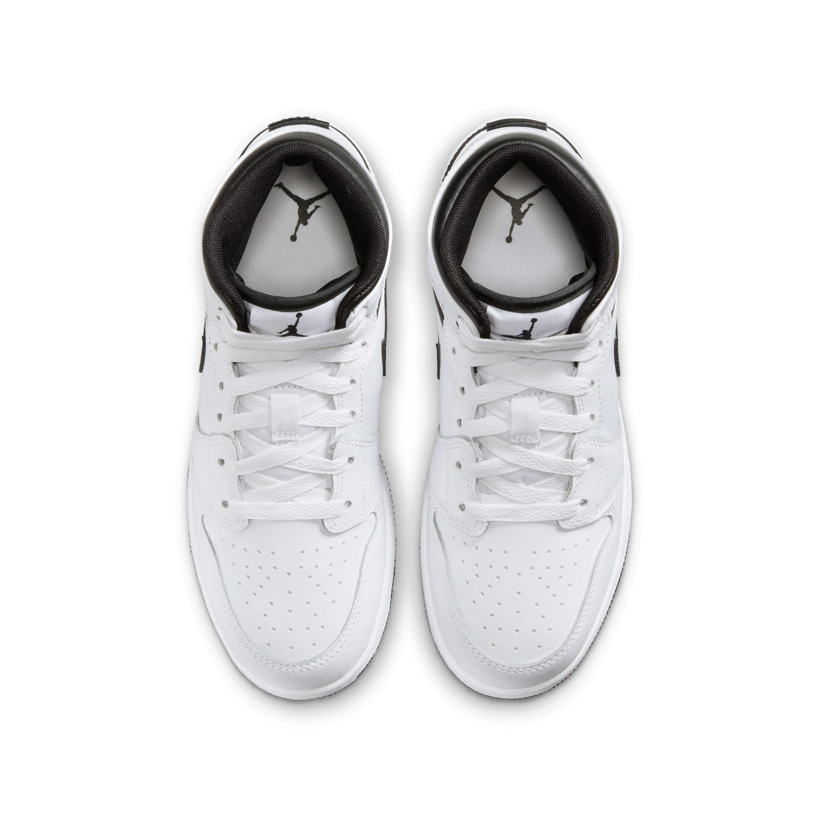 Walking Shoes Supportive Footwear Kids Air Jordan 1 Mid 'White'