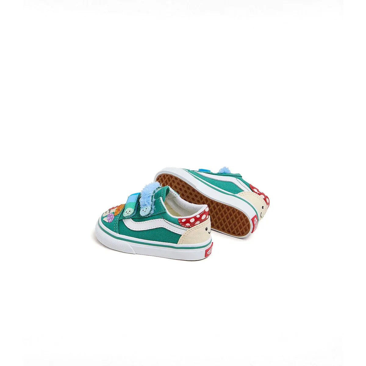 Rugged Sole Kids Old Skool V Hook & Loop 'Mushroom'