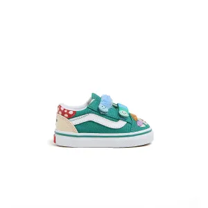 Classic Footwear Kids Old Skool V Hook & Loop 'Mushroom'