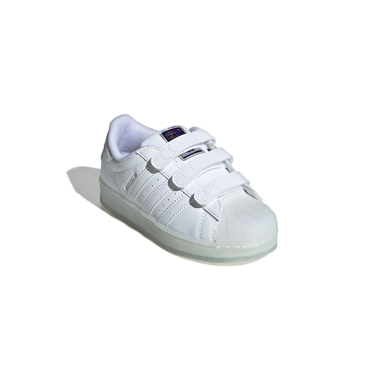 Kids Superstar Led Lights 'White' Durable Fashion Sneakers