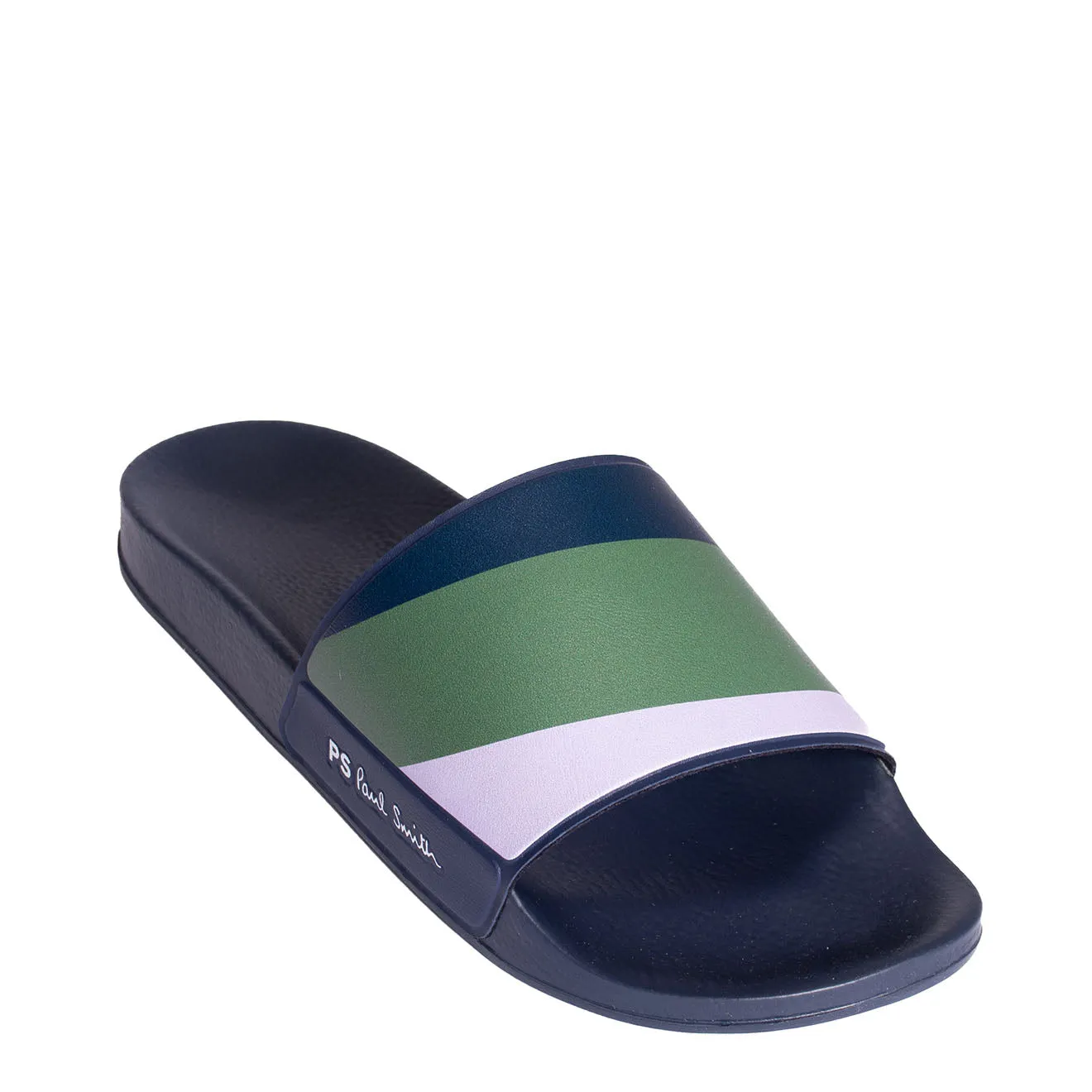 Paul Smith Nyro Sliders Lilac And Khaki Standing Shoes Grippy Soles