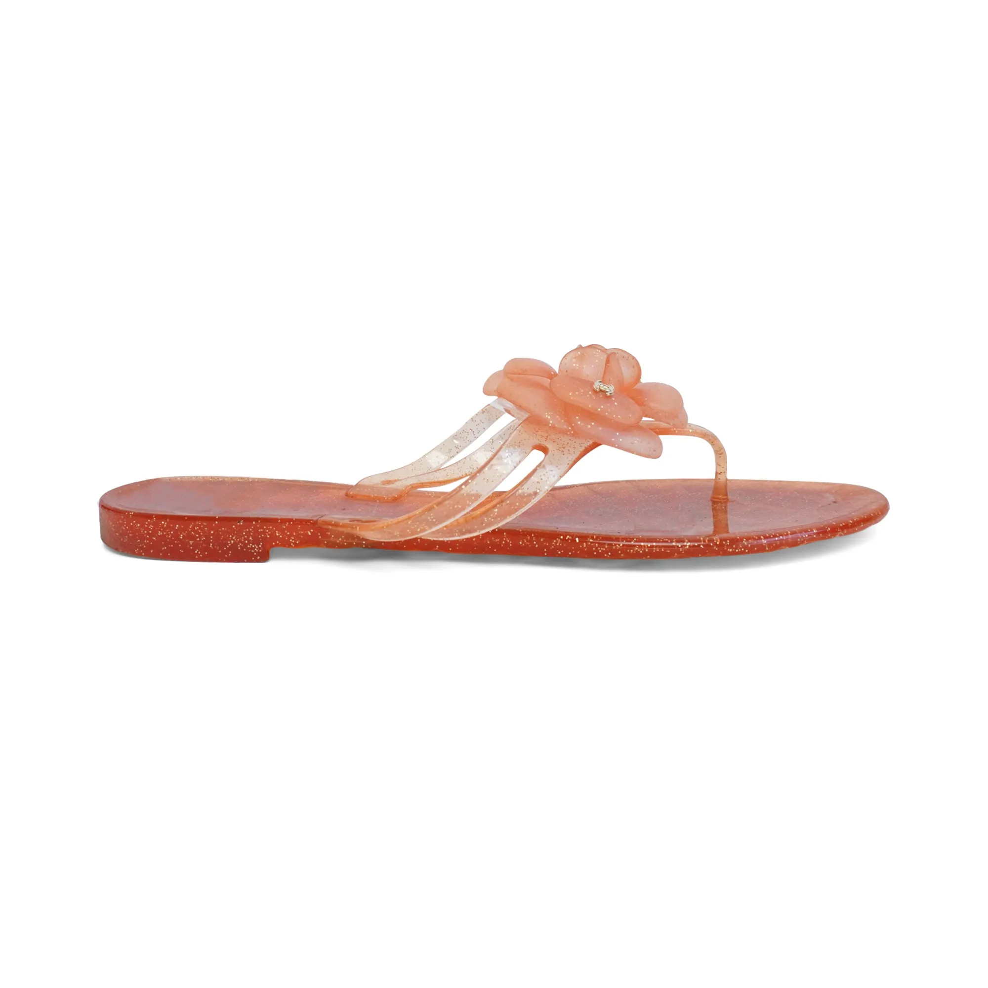 Easy On Off Supportive Footwear Chanel 'Camellia' Jelly Sandals - Women'S 41