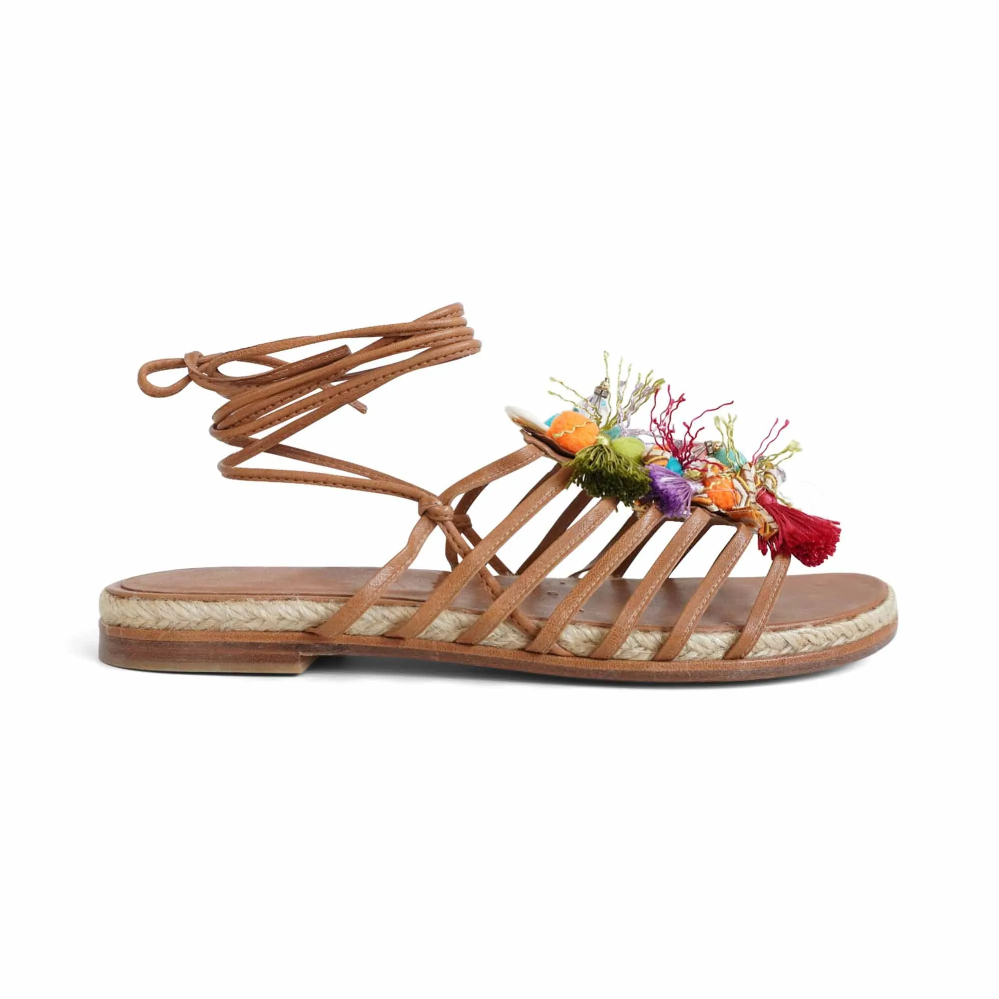 Secure Fit Stuart Weitzman Beaded Sandals - Women'S 39