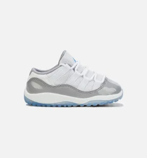 Air Jordan 11 Retro Cement Grey Infant Toddler Lifestyle Shoe - Grey/Blue Recycled Materials