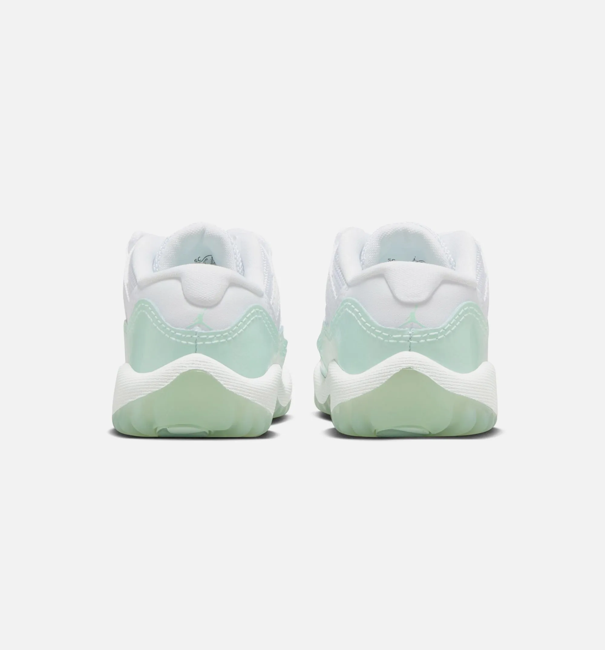 Air Jordan 11 Retro Low Igloo Infant Toddler Lifestyle Shoe - White/Igloo Canvas Shoes Travel Footwear