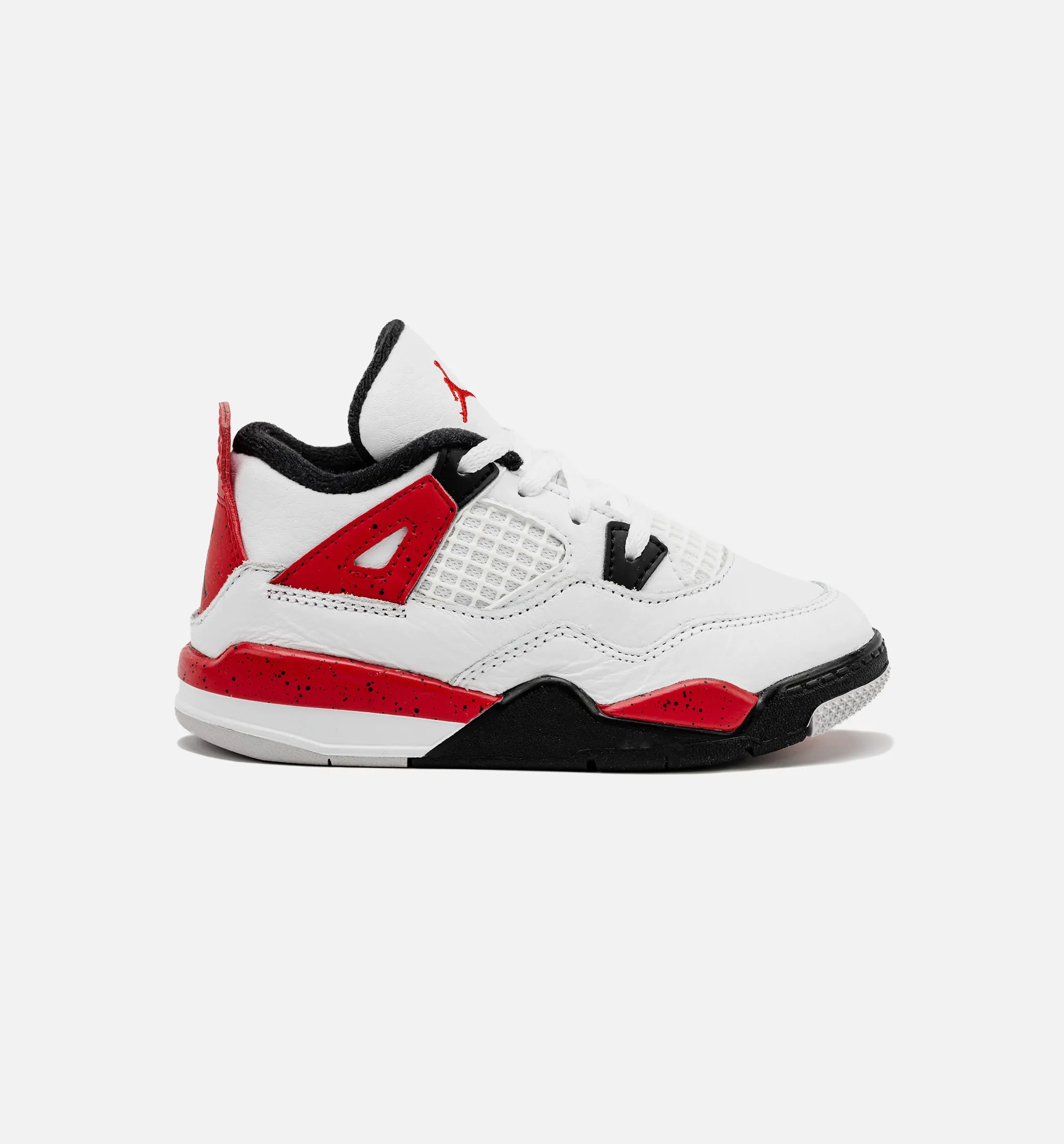 Air Jordan 4 Retro Red Cement Infant Toddler Lifestyle Shoe - White/Red Daylong Comfort