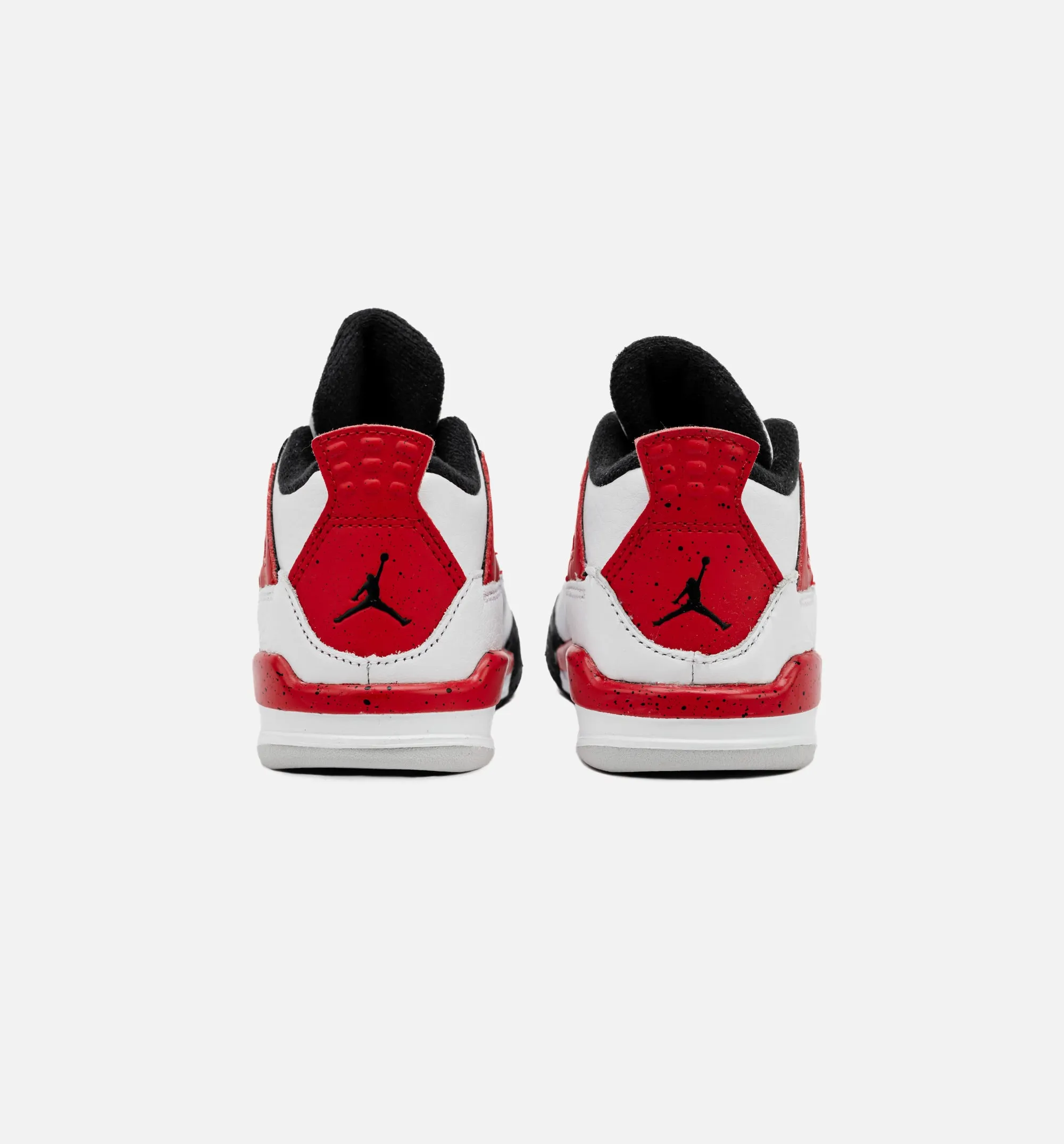 Air Jordan 4 Retro Red Cement Infant Toddler Lifestyle Shoe - White/Red Eco Friendly