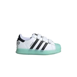 Kids Superstar Led Lights 'White' Modern Footwear
