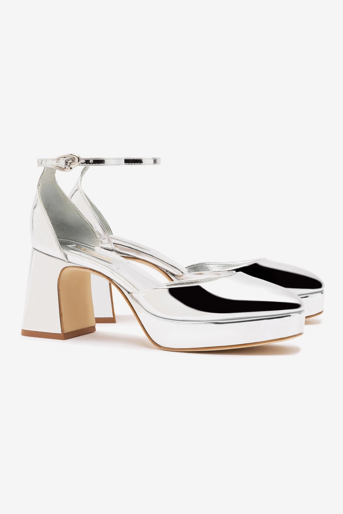 Ari Verona Low Pump In Silver Specchio All Weather